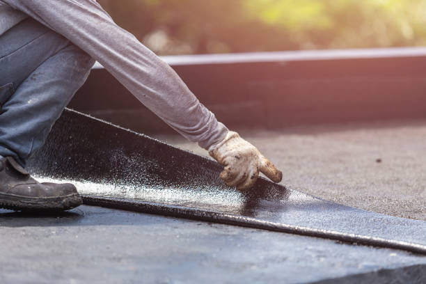 Professional Crawl Space Encapsulation technician working in Litchfield, OH